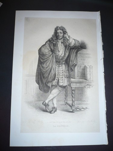 Gravur 1850 bruyere - gravur,